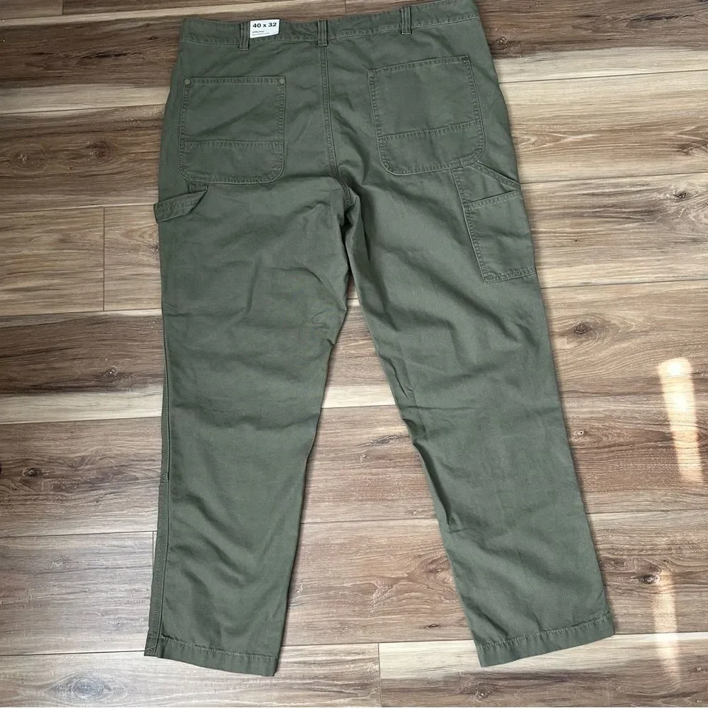 Alpine Design Men’s Utility Pants NWT Vintage Olive 40x32 Workwear